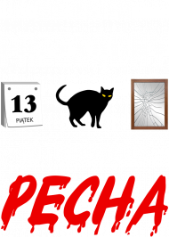 Koszulka Nie jestem przesądny bo to przynosi pecha