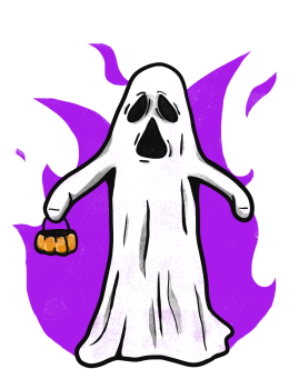 Boomer koszulka damska z duchem halloween