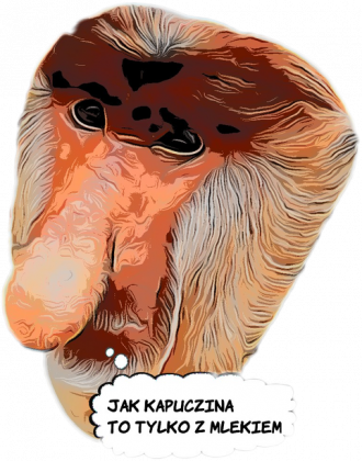 Kubek kapuczina z mlekiem
