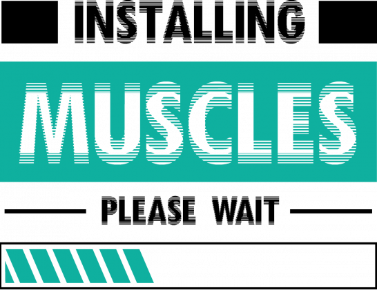 Installing muscles_koszulka męska