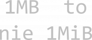 1MiB