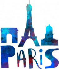 Paryż Damska koszulka