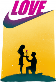 Koszulka damska Love Nike