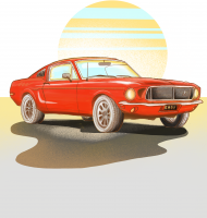 Obraz Ford Mustang 1967