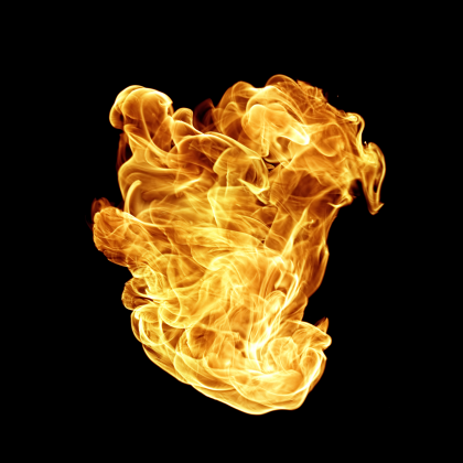 Maseczka Ogień Fire