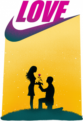 Koszulka damska Love Nike