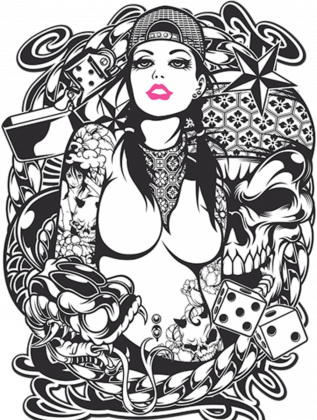 Koszulka z tatuażem