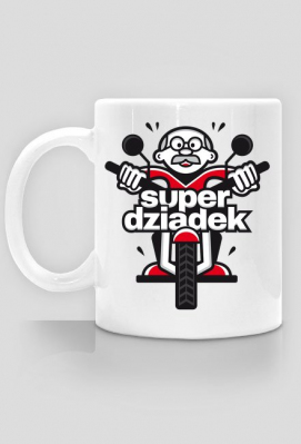 Super dziadek motocyklista - dzień dziadka - mix-okazji