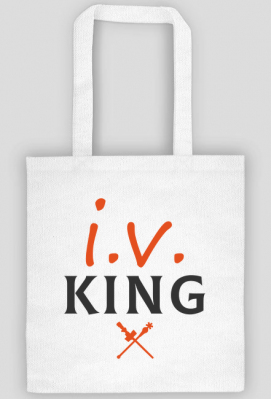 Intravenous King - torba - Sklep Ratowniczy ⋆ koszulki ratownictwo medyczne, ratownik, pielęgniarka