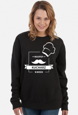 Bluza damska ciemna - Najlepszy kucharz w mieście - Zawodowe Wzory