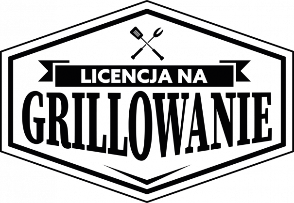 Bluza męska jasna - Licencja na grillowanie