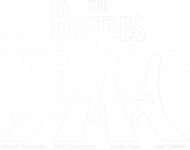 The Beatles black damska koszulka
