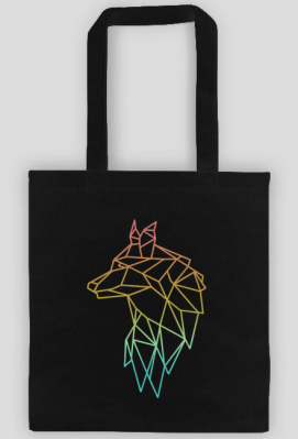 Torba GEOMETRIC WOLF COLOR - Angry Bear