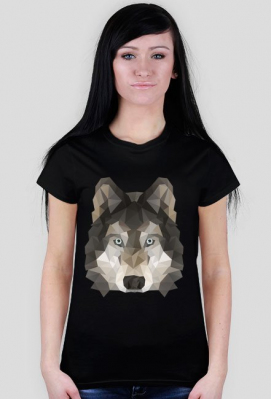 Geometric wolf head - HungryWolf