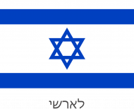 Koszulka z flagą Izraela.