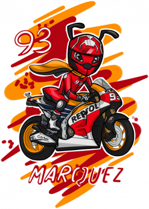 Marc Marquez 93 kubek motor motocyklista