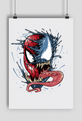 Plakat Spiderman Vs Venom - Lunarart