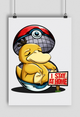 Plakat Pokemon Psyduck - Lunarart