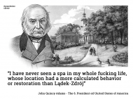 Lądek-Zdrój. John Quincy Adams