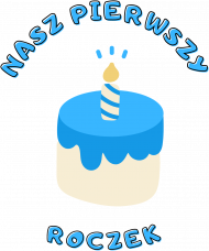 Zestaw nr #2 | Pierwszy roczek tort | Koszulka Damska - Tort