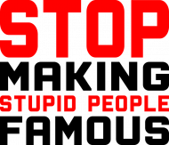 Stop making stupid people famous (bluza) ciemna grafika