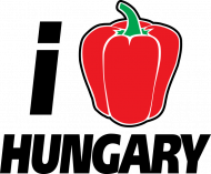 i Love Hungary (koszulka męska) ciemna grafika