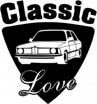 Classic Love - E21 (bluza męska kapturowa) ciemna grafika