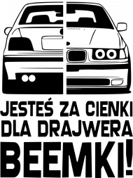 Front N Back E36 - Dla beemki za cienki (bluza damska klasyczna) cg