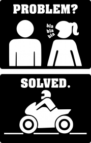 Motorbike - Problem Solved (bluza męska klasyczna) cg