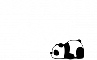 Just do it LATER - Panda (bluza męska kaptur) jg