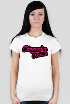 Córeczka Mamusi (bluzka damska) ciemna grafika - Proud of Myself