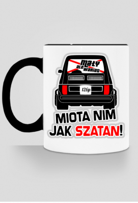 126p - Miota nim jak szatan! (kubek kolor) - Dealer Koszulek