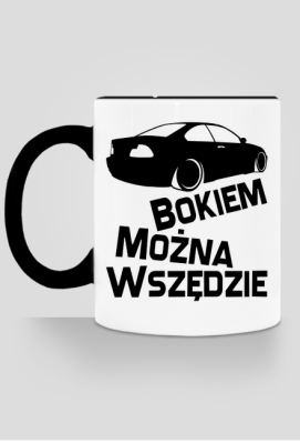 E46 - Bokiem Można Wszędzie (kubek kolor) cg - UltiMate Fanshop