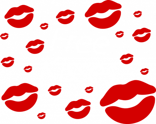 Free Kisses (bluzka damska) jasna grafika