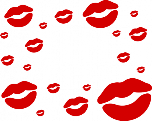 Free Kisses (bluza damska klasyczna) jasna grafika