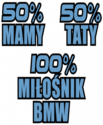100procent miłośnik BMW (bluza dziecięca kapturowa)