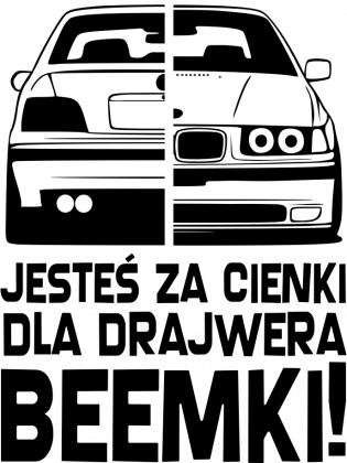 Front N Back E36 - Dla beemki za cienki (bluza damska klasyczna) cg