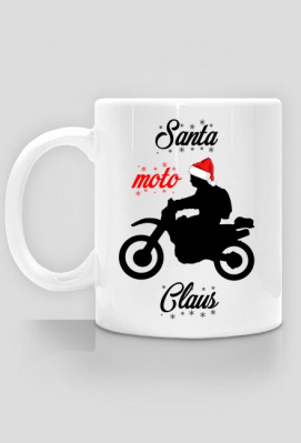 Santa moto claus - kubek świąteczny - Koszulki okolicznościowe