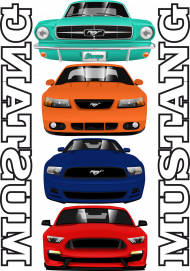 Ford Mustang - T-shirt damski