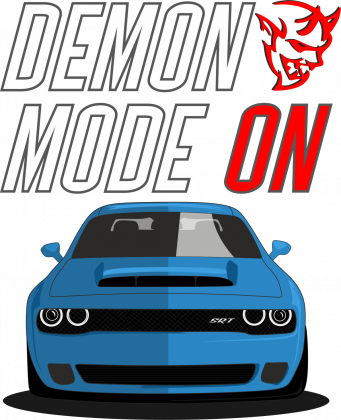 Dodge Challenger Demon - Bluza bez kaptura