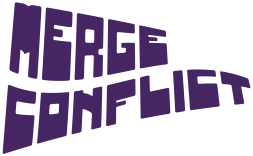 Merge Conflict Hat Logo Purple