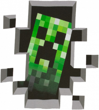 Minecraft Creeper rozpinana