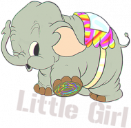 Elephant Little Girl