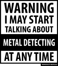 Warning Metal Detecting Cup