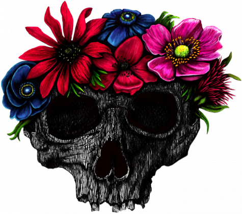 Bluza Floral Skull