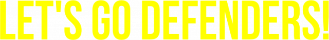 Defenders Fan bluza z kapturem - czarna (małe logo)