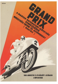 Plakat A2 42x59cm Grand Prix vintage