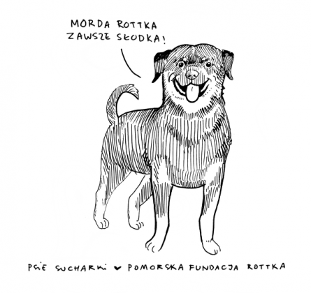 Kubek Morda Rottka Psie Sucharki Classic