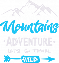 Mountains Adventure. Let's Go Travel