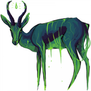 Kubek Toxic Antelope - nadruk